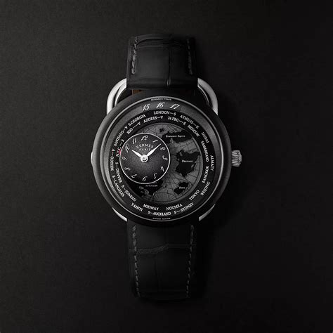 Arceau Le Temps Voyageur watch, 41 mm 